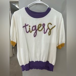 Queen of sparkles tigers sweater